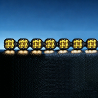 Barra de Luz LED Todoterreno Moderna Personalizada de 22/32/42 Pulgadas, Blanca y Ámbar, Enlazable, con RGB DRL para Camioneta 4x4, UTV, SUV, ATV