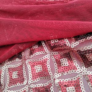 Tela de Encaje Negro con Lentejuelas de Seda Profesional Estilo Marroquí para Vestidos - Product Image 5