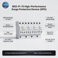 Dispositif de protection contre les surtensions (SPD) BKD-FI-15, classe de protection pour les systèmes d'énergie éolienne et photovoltaïques, 760V 1300V AC, courant de surtension 15kA