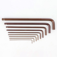 Jeu de clés Allen métriques en L à embout sphérique haute résistance, personnalisable OEM, clé Torx