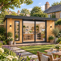 Studio de jardin préfabriqué pour maisons britanniques, pod moderne isolé pour l'artisanat, la lecture et l'espace créatif personnel