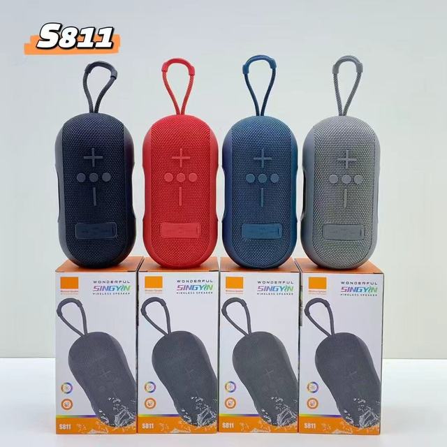 Factory Wholesale Battery-Powered Portable Speaker Dual-Diaphragm Subwoofer RGB Lighting for IPX4 Waterproof for Outdoor