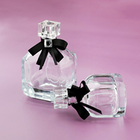 Flacon de parfum en verre personnalisé unique bon marché de luxe mini flacons de vaporisateur de parfum en verre