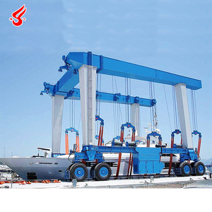 Laut perjalanan angkat 100 ton 200 ton 300 ton kapal ponsel mengangkat gantry derek perahu kerekan harga - Product Image 4