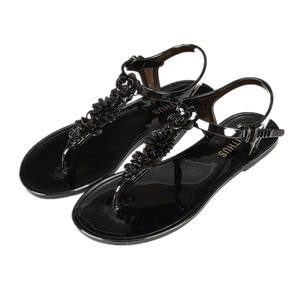 Sandalias Planas y Chanclas <span class=keywords><strong>de</strong></span> Verano Ligeras Plateadas para Mujer, con Tiras, Estilo Casual, Personalizables, Nuevas Tendencias <span class=keywords><strong>de</strong></span> Moda - Product Image 6