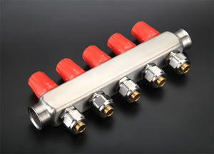 Colector de agua de calefacción de acero inoxidable para sistemas de calefacción y refrigeración de <span class=keywords><strong>suelo</strong></span> <span class=keywords><strong>radiante</strong></span> fabricado en China - Product Image 6