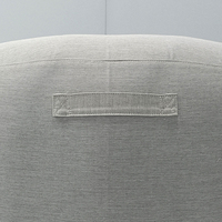 Canapé gonflable confortable, canapé ergonomique gonflable, fauteuil gonflable rond pour extérieur, patio, bord de piscine, jardin