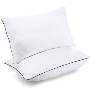 Almohadas de lujo con cubierta de algodón para el hogar, almohadas de cama de tamaño King, con cubierta de algodón, suave, para dormir, Hotel, <span class=keywords><strong>Hosp</strong></span> - Product Image 1