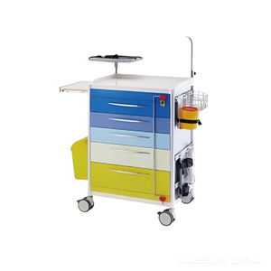 Carro de Emergencia Médico Kang Jun 650x480x900mm con Frenos para Medicación y Cambio de Apósitos, Carro Móvil de Hospital - Product Image 3