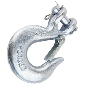 <span class=keywords><strong>Gancho</strong></span> de enganche de acero al carbono forjado de grado 70, grado 43, A-331, H-331 con pestillo galvanizado liso para cadena de <span class=keywords><strong>remolque</strong></span> - Product Image 2