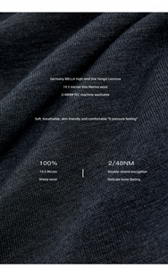 <span class=keywords><strong>Ensemble</strong></span> de pull en tricot de laine mérinos pour femmes Pantalon à jambes larges et tenue deux pièces Lavable en machine <span class=keywords><strong>Ensemble</strong></span> de costume tricoté décontracté pour femmes - Product Image 4