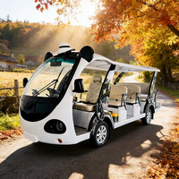 Bus touristique électrique DAOD Panda 14 places, véhicule de tourisme mignon pour parc d'attractions, complexe hôtelier, zoo, autonomie de 200 km