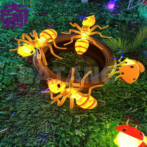 Luz LED Impermeable de Alta Calidad en Forma de Abeja, Adecuada para Decoración de Paisajes en Parques, Jardines y Patios - Product Image 6