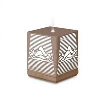 Diffuseur d'aromathérapie, vaporisateur de parfum, humidificateur, huile essentielle, bruit blanc, veilleuse, ultrasonique, capacité de diffusion de 200 ml
