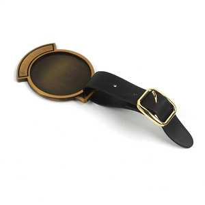 Etichetta per sacca da golf rotonda in lega di zinco personalizzata etichetta per sacca da Golf in metallo - Product Image 3