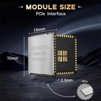 Módulo Realtek RTL8852BU Wifi6 IEEE802.11a/b/g/n/ac/ax 2.4G/5G 80MHz 2T2R -10~70 ° Módulo Wifi USB para Linux/Android para Proyectores