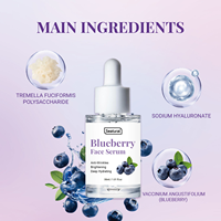 Serum Wajah Anti Penuaan Blueberry untuk Melembapkan Kulit Mengurangi Kerutan untuk Semua Jenis Kulit