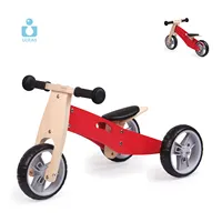 आपूर्तिकर्ता संतुलन बाइक लकड़ी संतुलन साइकिल बच्चों बच्चे की सवारी पर खिलौना बच्चों लकड़ी के संतुलन बाइक लकड़ी Tricycle Trike