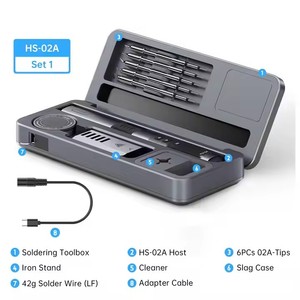 Fnirsi HS-02A HS-02B cao điện hàn sắt 100W bền lưu trữ di động hộp với tổ chức cho các công cụ hàn điện - Product Image 5