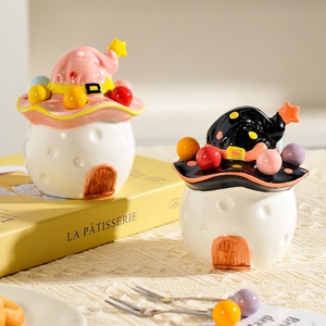 Lelyi ชุดส้อมสแตนเลสลายผีแปลกสำหรับขนมหวานแสนสวยเป็นมิตรต่อครอบครัวส้อมผลไม้ - Product Image 2