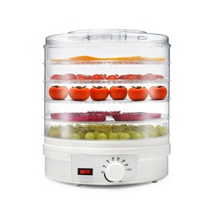 <span class=keywords><strong>D</strong></span>éshydrateur alimentaire électrique à 5 plateaux pour légumes et fruits, 350W, plastique de qualité alimentaire, fonctionnement facile - Product Image 1