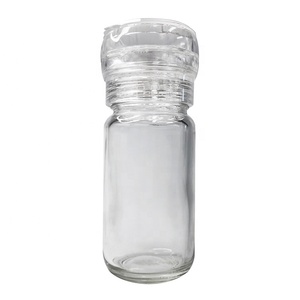 80 ml Broyeur Manuel d'Articles <span class=keywords><strong>de</strong></span> Ménage, Épices et Noix, Moulin à Herbes en Bouteille <span class=keywords><strong>de</strong></span> Verre, Mélangeur à Poivre pour Cuisine - Product Image 2