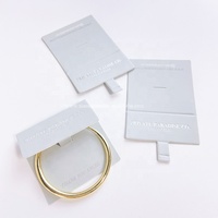 Carte d'emballage personnalisée pour boucles d'oreilles avec logo, carte de présentation de bijoux imprimée, carte d'emballage en papier pour boucles d'oreilles, colliers et bracelets