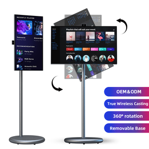 High Quality Portable 27" Inch Smart TV With Touch Screen Camera (13MP) Android 15 Full HD 1080p LED/LCD Gray 21.5 Inch Smart Tv - Product Image 1