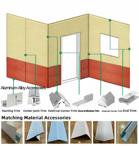 Panneaux Métalliques Gravés et Panneaux Sandwich Composites Populaires à <span class=keywords><strong>Prix</strong></span> de Gros pour la Rénovation des Façades d'Immeubles Anciens - Product Image 5