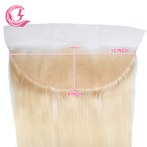 CLJhair 13X4 直发前额蕾丝假发 金发 - Product Image 2