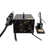Station de soudage à air chaud ESD 500W pour reprise de composants CMS, pointe biseautée, 220V, haute efficacité, outil de réparation sûr, garantie 1 an