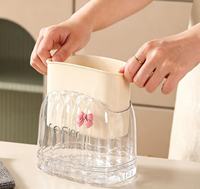Hete Aanbieding Crèmekleurige Simpele Bestekhouder met Afwatering, Schimmelwerend, Bestekdoos voor Keuken, Lepel, Vork, Mes Organiseren