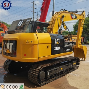 รถขุดตีนตะขาบ Cat 312D มือสอง 12 ตัน ประหยัดน้ำมัน ได้รับการรับรองมาตรฐาน CE พร้อมใช้งาน มีชั่วโมงการทำงานน้อย พร้อมเครื่องจักรขุด 315D 320D 308 - Product Image 1