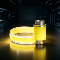 Module lumineux flexible COB 3V 3W à forme personnalisée, pliable, avec dissipateur thermique en acier pour lampe torche tactique, équipement optique