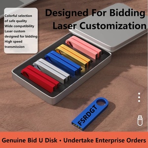 Khuyến mại mini Kim Loại USB Flash Drive 32GB 16GB 128GB sự thật công suất USB Bộ nhớ 3.0 USB Flash Drive - Product Image 4