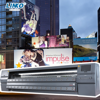 LINKO imprimante grand format 5m de largeur d'impression et huit têtes d'impression 512i VA-5008 d'imprimante à solvant pour panneau publicitaire Billboard...