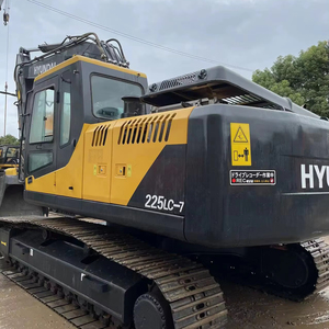 Excavatrice sur chenilles Hyundai 225LC-7 d'occasion en bon état, 22 tonnes, moteur 112 kW, composants principaux, vente à prix réduit avec une haute qualité - Product Image 1