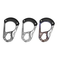 2024 gros EDC Portable alliage de titane porte-clés multifonctionnel Mini couteau auto-défense caractéristiques mignon Camping randonnée
