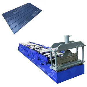 Mesin pembuat dinding lembaran logam Panel atap digunakan mesin pembentuk gulungan