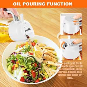 ขวดสเปรย์น้ำมันมะกอก 2-in-1 ปี 2025 ขนาด 470 มล. ขวดแก้วแบบพ่นน้ำมันสำหรับทำอาหาร เป็นมิตรกับสิ่งแวดล้อม - Product Image 3