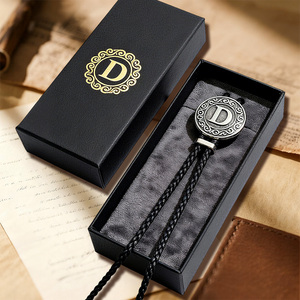 Cravate bolo personnalisée avec logo de rodéo western, cordon en cuir, pendentifs à glissière en alliage, tenues de festival <span class=keywords><strong>cowboy</strong></span> et vêtements de <span class=keywords><strong>musique</strong></span> <span class=keywords><strong>country</strong></span> - Product Image 6