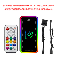 SNOWMAN 2025 Nouveauté R10 Connecteur pour 10 ventilateurs RGB 6 broches Accessoires informatiques Hub Connecteur Contrôleur Produit en stock