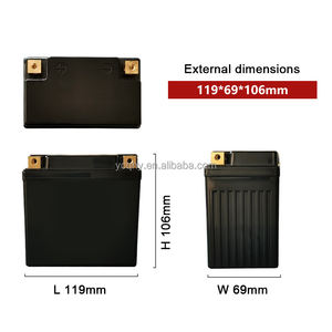 Contenitore per Batteria Moto Accessori Custodia per Batteria al Litio per Moto Contenitore Batteria Moto 12 Volt 5 <span class=keywords><strong>Ampere</strong></span> - Product Image 2