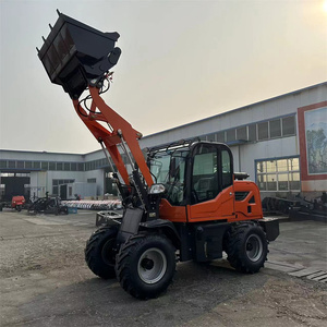 Wheeled 1 Ton Excavator Mini Forestry Machinery <b>Small</b> <b>Wheel</b> for Sale - Product Image 3