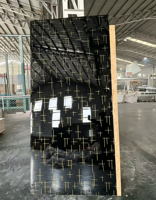 Installation facile et projets de bricolage à domicile, plaques de marbre PVC légères, panneaux muraux en marbre UV