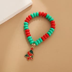 Adjustable Christmas Tree Style Acrylic Abacus Beads <b>Bracelet</b> Customizable <b>Cute</b> Jewelry for Parties - Product Image 4