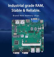 Carte mère industrielle OEM, carte CPU, mini PC embarqué SBC, Intel Core I7 4500U, double LAN, 4G LTE SIM pour affichage numérique