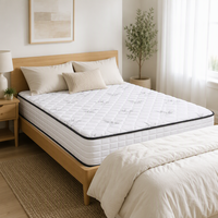 Matelas enroulable avec ressorts ensachés individuellement, tissu tricoté de qualité supérieure