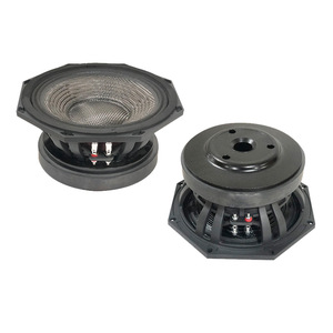8-Inch Carbon Fiber Full-Range Mid-Bass <b>Speaker</b> Octagonal Mounting Woofer Electric Moving Coil <b>External</b> Magnet - Product Image 1