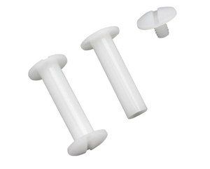 Hebilla de encuadernación para hombre y mujer de plástico blanco y negro/tornillo de remaches para álbum de fotos - Product Image 3